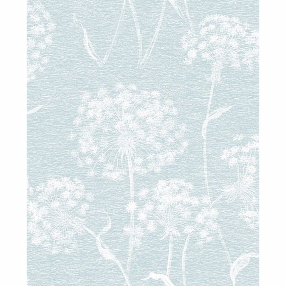 Garvey Light Blue Dandelion Wallpaper